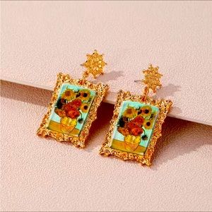Faux Masters Painting Earrings